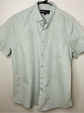 Lokai Light Sage Short Sleeve Button-Down Shirt